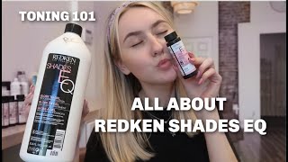 REDKEN SHADES EQ Guide For Beginners TONING Tips amp Tricks  Reiley Collier [upl. by Lenor]