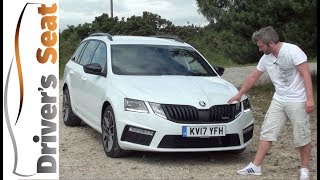 Skoda Octavia vRS 2018 Review  Drivers Seat [upl. by Hibben]