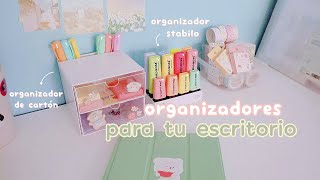 DIY Organizadores caseros  aestheticcute [upl. by Valoniah]