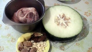 Chinese Winter Melon Soup Chinese Soup Recipe Traditional Chinese Cooking [upl. by Lleral]