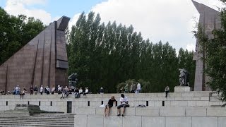 Berlin Germany  Soviet War Memorial in Treptower Park [upl. by Edrock]