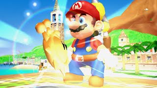 Super Mario Sunshine HD  All Delfino Plaza Shines [upl. by Nirel]