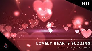 heart background animation  moving hearts background  love heart background video effects hd [upl. by Cerracchio]