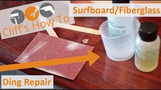 Surfboard Repair Ding Kit Hole Fix [upl. by Eppesuig844]