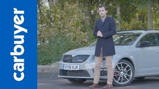 Skoda Octavia vRS Estate 20132017 review  Carbuyer [upl. by Ylrae]