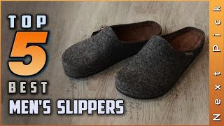 Top 5 Best Mens Slippers Review in 2024 [upl. by Carma]