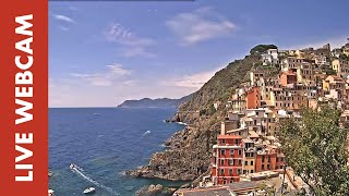 Webcam Live Riomaggiore SP  Cinque Terre [upl. by Eelsew]