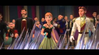 Frozen Elsa Flees From Arendelle Clip HD [upl. by Olegna]