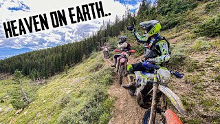 My Favorite Trail In Colorado  Single Track Hard Enduro [upl. by Ynnad708]