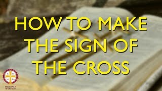 How to Make the Sign of the Cross  Greek Orthodox 101 [upl. by Ybrik]