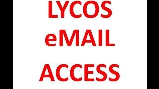 What happened to LYCOS and Lycos email How to log on [upl. by Bonar]