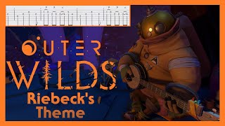 Guitar tab Outer Wilds  Riebecks theme [upl. by Cormack]