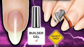 How To Remove Builder Gel At Home Safely [upl. by Nnyroc]