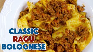 Classic Traditional Ragù Bolognese Sauce Recipe  So Easy  Glen And Friends Cooking [upl. by Aliled]