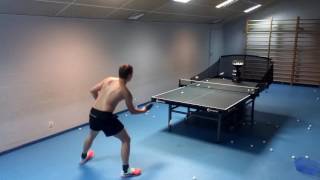 Table Tennis training  Tibhar junior pro  part 1 [upl. by Suzann]