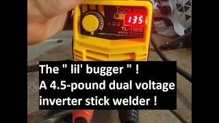 Tooliom quot135Aquot Inverter Stick Welder 110V220V [upl. by Adnorat]