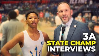 IHSA 3A State Wrestling Champions 2024  Interviews [upl. by Fagan107]