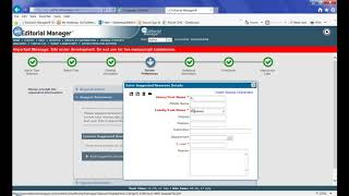 Authors Manuscript Submission Editorial Manager [upl. by Ardiedak]