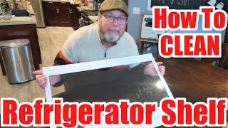 How to TAKE APART and clean SAMSUNG Refrigerator Shelf [upl. by Arianne]