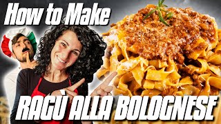 Ragu Alla Bolognese Recipe  How to Make Authentic Bolognese Sauce [upl. by Ayikat]