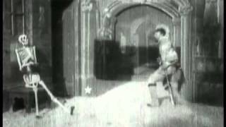 The Haunted Castle 1896 George Melies Silent Film [upl. by Hardden]