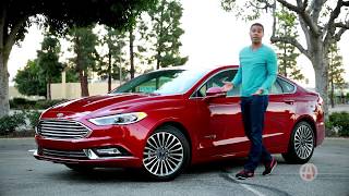 2017 Ford Fusion Hybrid  5 Reasons to Buy  Autotrader [upl. by Ahtivak62]