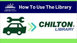 How To Use The Library Chilton Library [upl. by Greenwald]