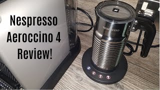 Nespresso Aeroccino 4 Milk Frother Review  Worth upgrading from the Aeroccino 3 [upl. by Inahs]