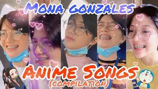 Mona Gonzales  Anime Songs Compilation Part 1 [upl. by Howland]