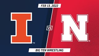 Select Matches Illinois vs Nebraska  Big Ten Wrestling  Feb 13 2022 [upl. by Adnavoj]