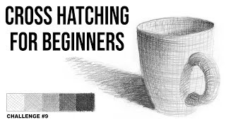 Cross Hatching for Beginners  Art Challenge 9 [upl. by Charissa303]