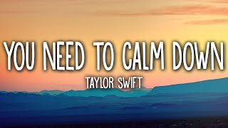 Taylor Swift  You Need To Calm Down Lyrics [upl. by Gwenora736]