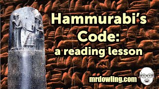 The Code of Hammurabi  a reading lesson for kids [upl. by Yahska]