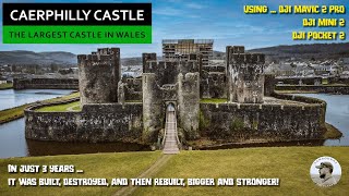 Caerphilly Castle  The Largest in Wales 2nd in Britain [upl. by Irtak]