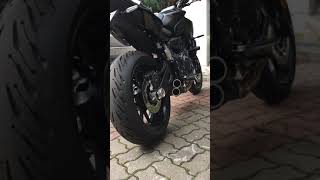 Yamaha MT07 2021 Ixil hyperlow exhaust EURO5 [upl. by Yremogtnom]