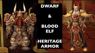 UPDATES IN COMMENTS How to Unlock Dwarf amp Blood Elf Heritage Armor  WoW Guide [upl. by Astra]