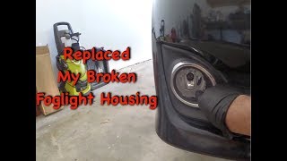 Replacing broken fog light housing [upl. by Chavaree756]