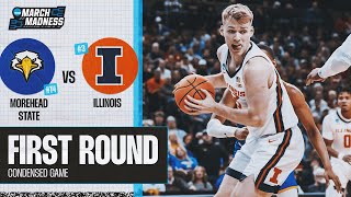 Illinois vs Morehead State  First Round NCAA tournament extended highlights [upl. by Suzy820]