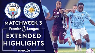 Manchester City v Leicester City  PREMIER LEAGUE HIGHLIGHTS  9272020  NBC Sports [upl. by Drwde]