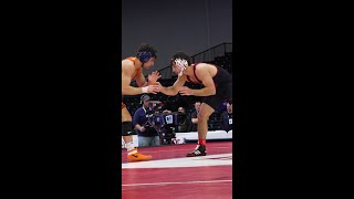 Danny Pucino Wins at 141 vs Indiana  Illinois Wrestling [upl. by Tada]