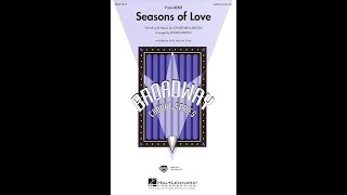 Seasons of Love SATB Choir  Arranged by Roger Emerson [upl. by Naerb478]