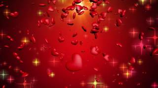 Animated Love Hearts in Motion Effect Video [upl. by Artima]