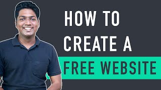 How To Create A Free Website  with Free Domain amp Hosting [upl. by Leiru]