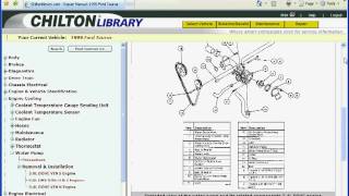 Using Chilton Library from Gale  Navigating Repair Manuals [upl. by Vail]