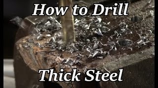 HTO  How to Drill Thick Steel  Iron Wolf Industrial [upl. by Kape]