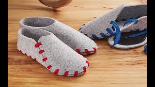 Lasso Slippers Cozy colorful slippers that YOU make  The Grommet® [upl. by Ahtennek]