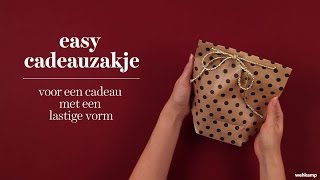 Wehkamp  How to easy cadeauzakje [upl. by Barnaba700]