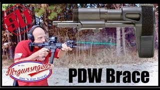 SB Tactical SBPDW Review Best Adjustable Brace For AR15 Pistols [upl. by Ocirederf]