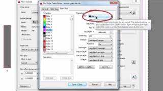 Autocad 2016  Create a CTB Plot Style 63 [upl. by Waddle]