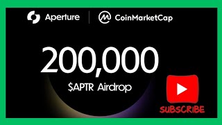 CoinMarketCap  Aperture Finance Airdrop  How To Participate APTR Airdrop  Complete Details [upl. by Jotham]